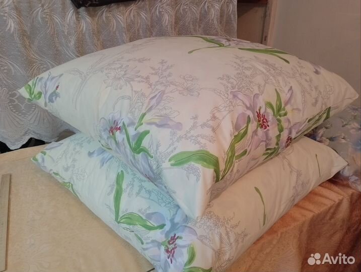 Подушка гусиный пух -перо 70/70, 60/60, 50/70