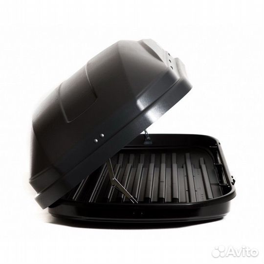 Автобокс на крышу ED Магнум 420 серый матовый