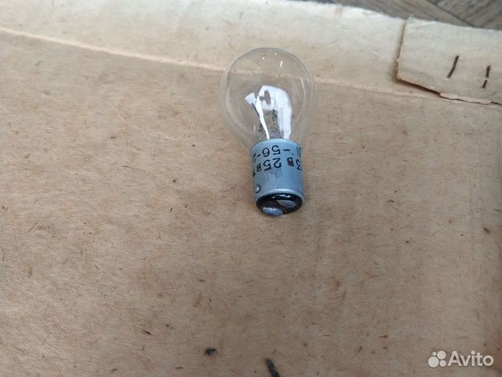 Лампа самолетная, судовая двухконтактная