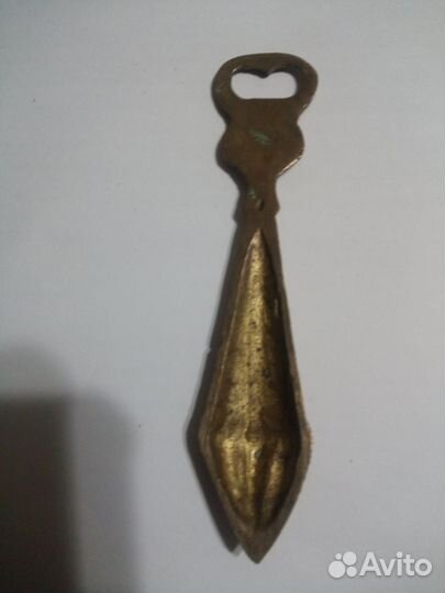 Открывалка бутылок бронза. СССР