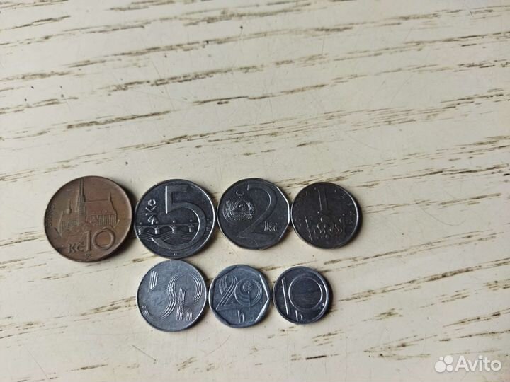 Набор монет чехия