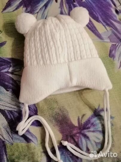 Шапка зимняя для девочки новая