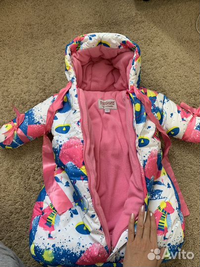 Конверт на выписку для девочки осень/ зима