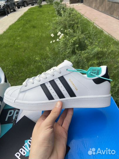 Кроссовки Adidas superstar белые Оригинал