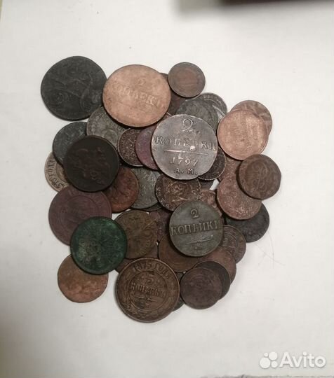Медные монеты царской России