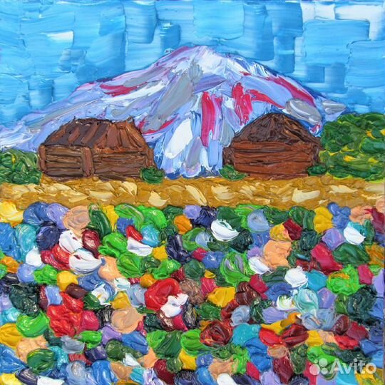 Пейзаж картина маслом