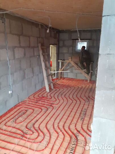 Теплый водяной пол монтаж