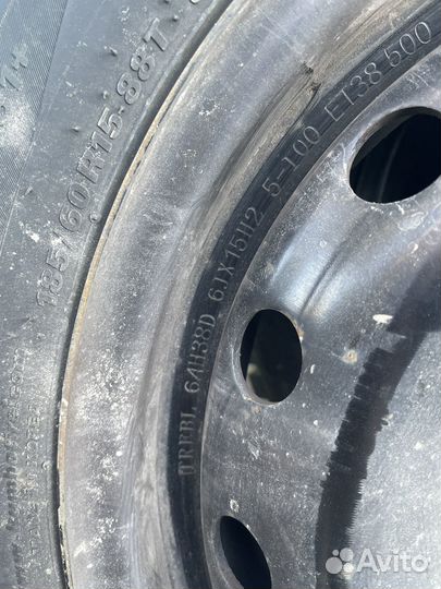 R15 Kumho WinterCraft ice Wi31+ 185/60, PCD 5x100 DIA 38