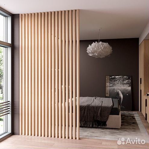 Рейка деревянная декоративная