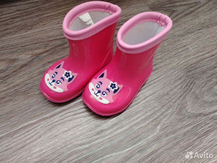 Сапоги резиновые для девочки