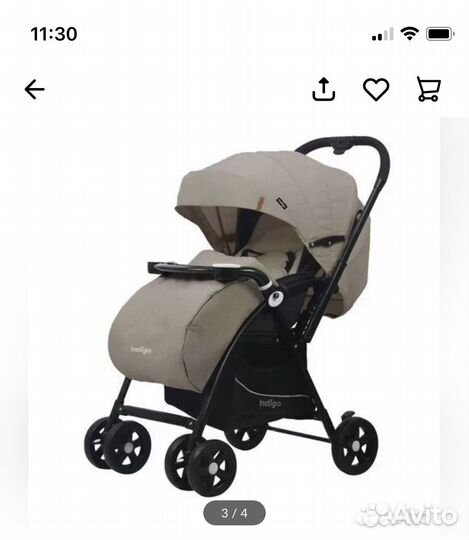 Прогулочная коляска новая