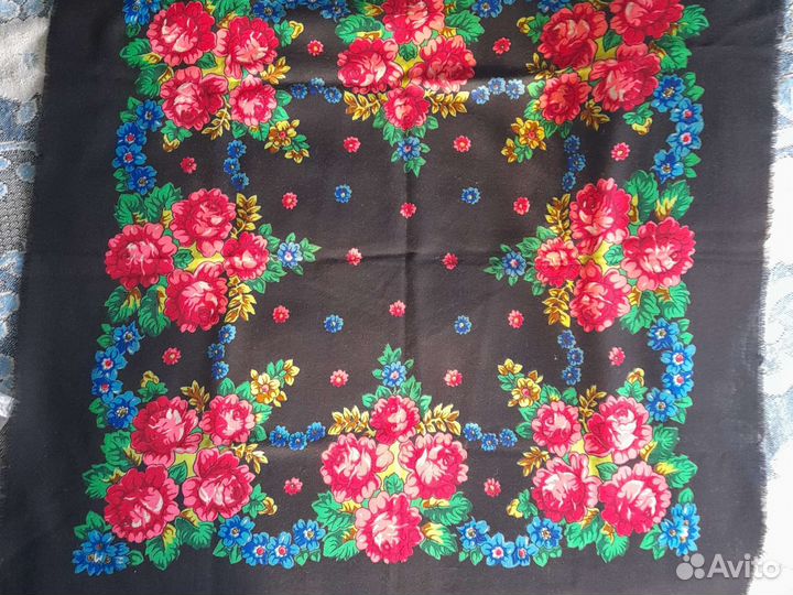 Платки павлово-посадский,шерсть СССР