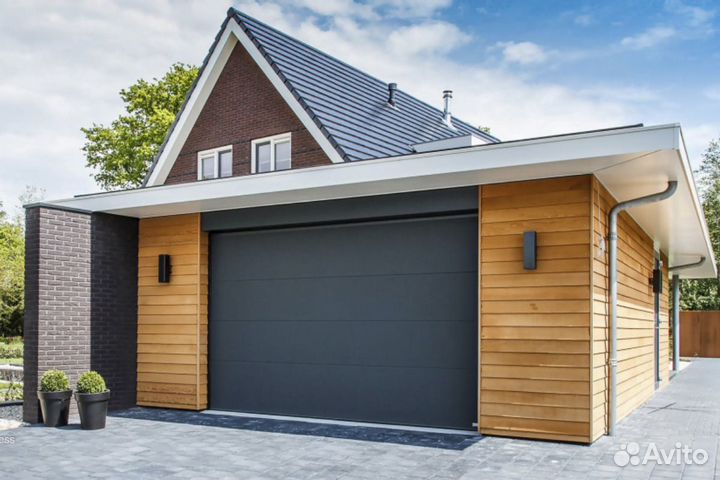 Секционные ворота alutech