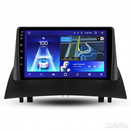 Магнитола Рено Меган 2 2002-2009 Андроид Teyes