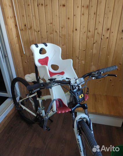 Детское велокресло переднее