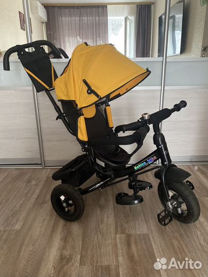 Детский новый трехколесный велосипед с ручкой