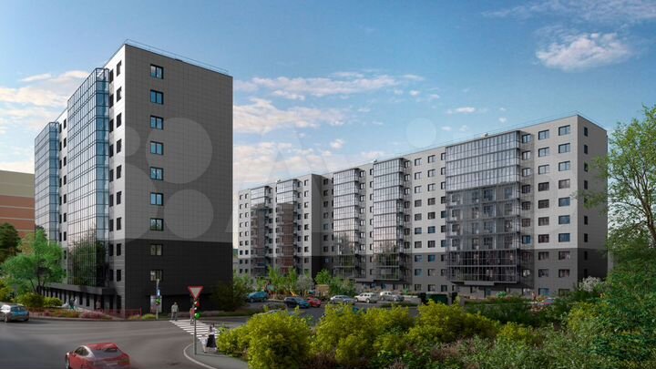 2-к. квартира, 46,7 м², 3/10 эт.