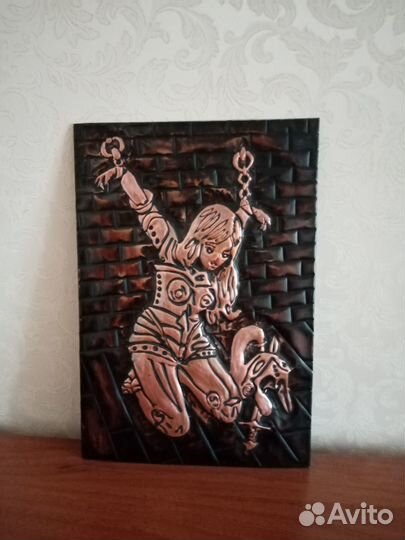 Чеканки панно СССР, чеканка медная