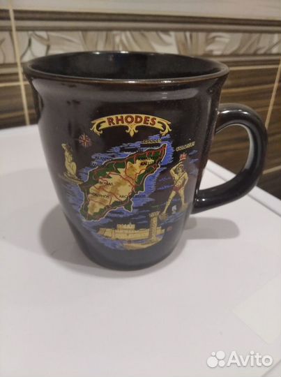 Продаю декоративную кружку с острова Родос(Греция)