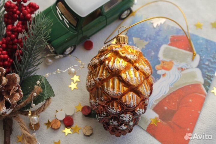 Ёлочный набор игрушек флажки СССР