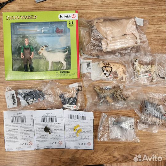 Фигурки животных Schleich, Papo, Collecta, Safari