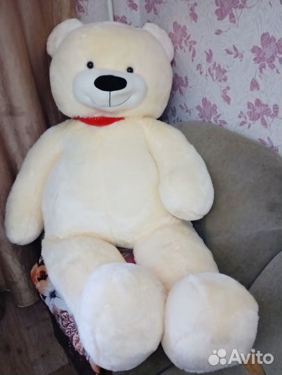 Очень большой плюшевый мишка 180см