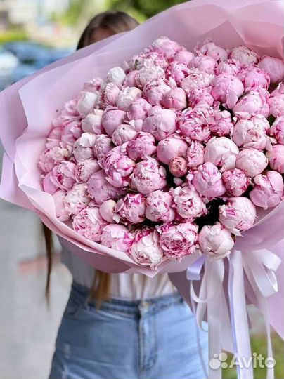 Пионы букет (доставка цветов, композиции,букета )