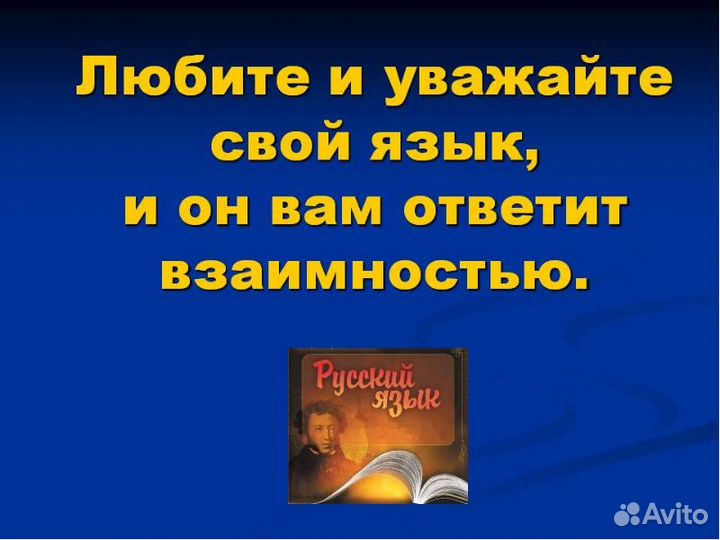 Репетитор русский язык и литература