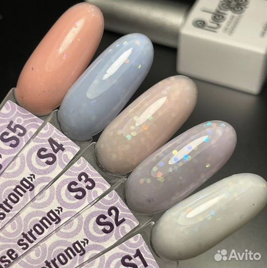 База, гель лак, топ для маникюра Pudra