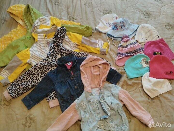 Вещи пакетом для девочки от года до двух
