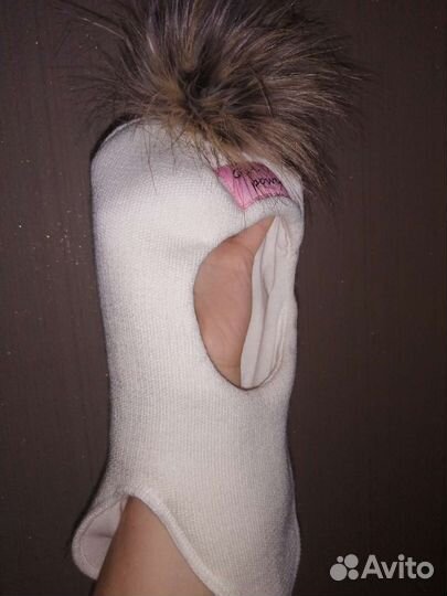 Шапка шлем для девочки