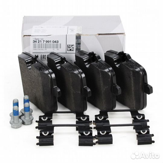 Колодки задние BMW M5 F90 железяки