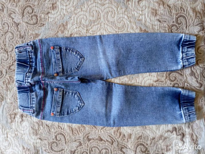 Джинсы (плотные) для девочки 3-4 года