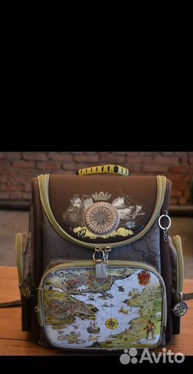 Ортопедический школьный ранец Grizzly