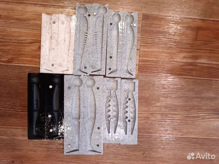 Формы для литья силиконовых приманок