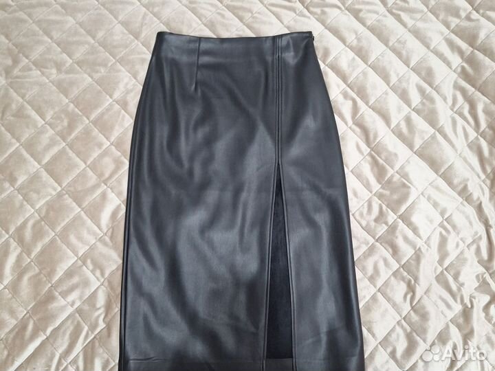 Кожаная юбка