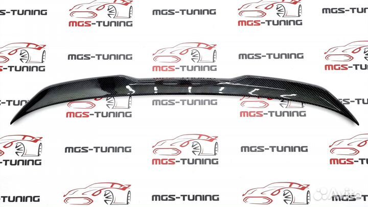 Спойлер на BMW 5 серия G30 стиль DA карбон