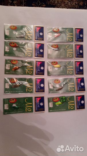 Японские форелевые блесна forest, rodio, wireo