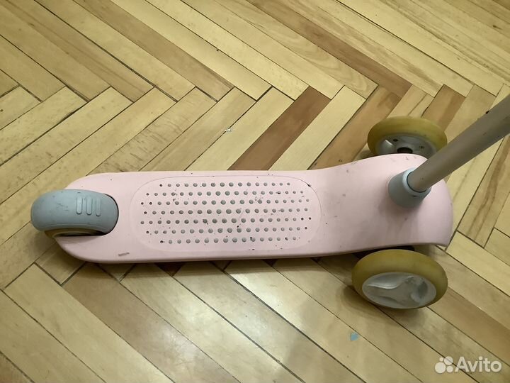 Самокат 3-колесный Xiaomi Rice Rabbit Scooter pink