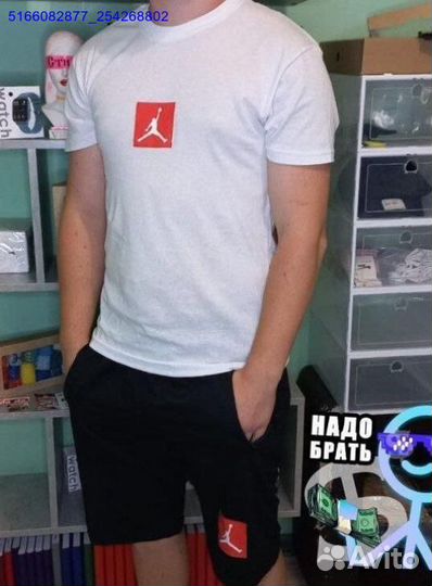 Спортивный костюм футболка + шорты (Арт.85416)