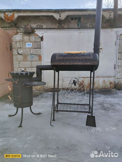 Печь дровяная, барбекю, мангал