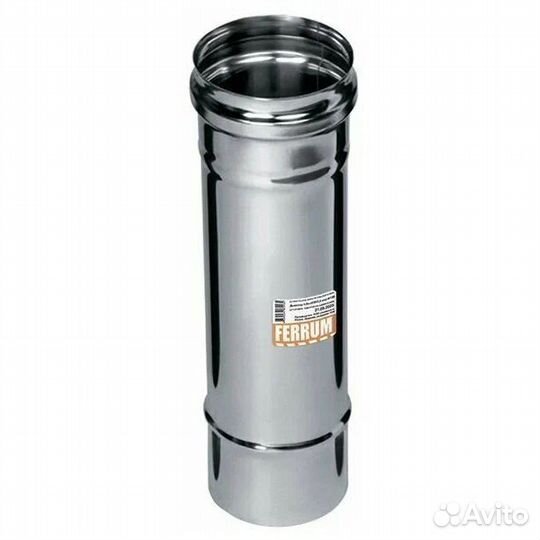 Дымох. труба 0,8мм 200 0,5м Феррум