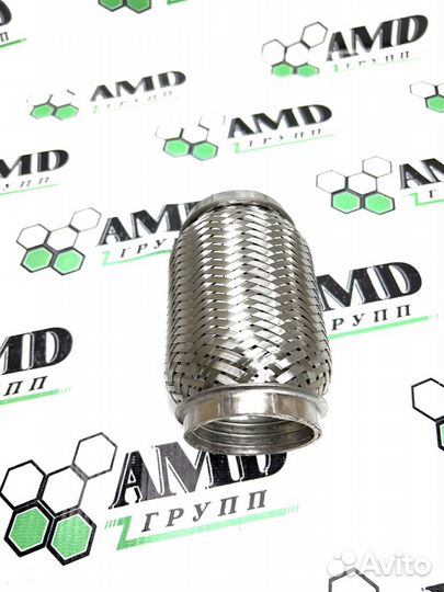 Гофра глушителя hyundai solaris Kia 51-120 AMD