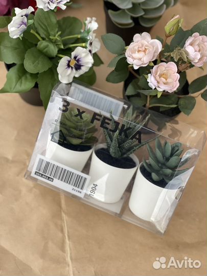 Цветы декор IKEA fejka фейка