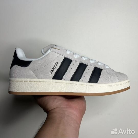 Кеды Adidas Campus Light Grey Gum 42