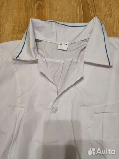 Халаты белые р-р 50-54-56