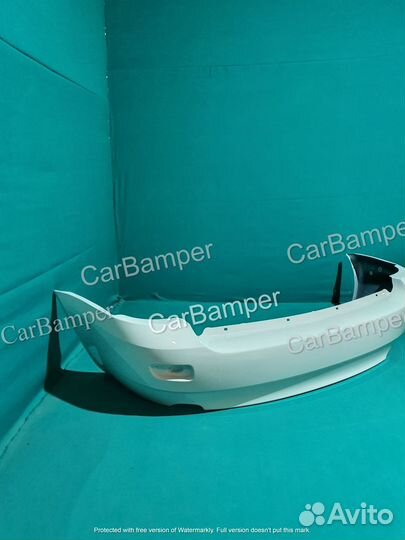 Бампер задний Калина 1117 универсал Белое облако