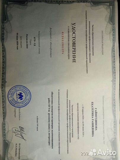 Репетитор по русскому языку