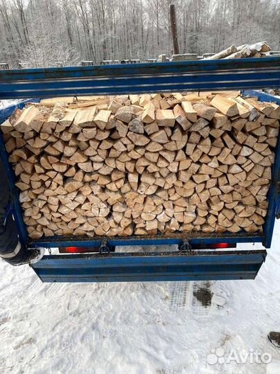 Дрова березовые. Колотые
