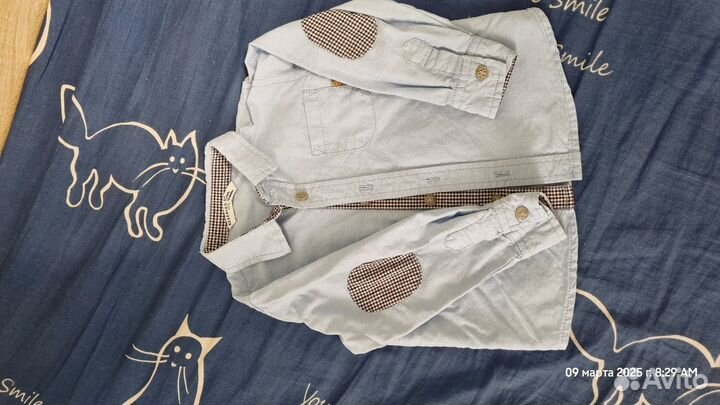 Рубашка для мальчика 74 80